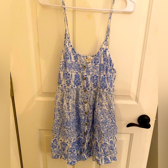 Blue and White Billabong dress mini - Picture 1 of 4